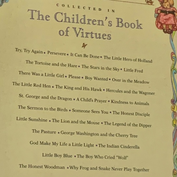 Child’s Book of virtues - Picture 2 of 2